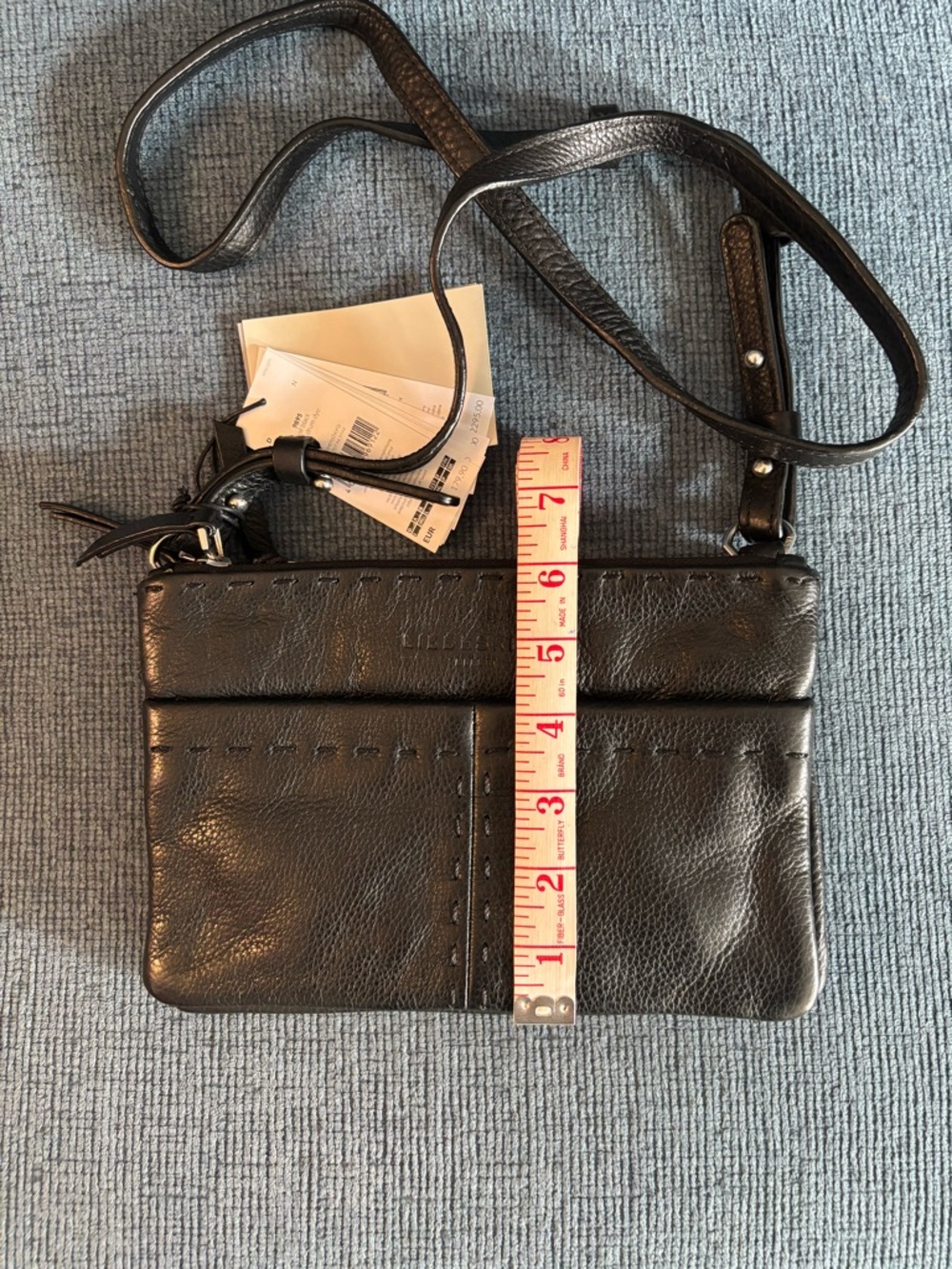 Liebeskind Black Leather Crossbody Bag - Picture 8 of 9